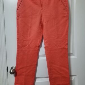 Calvin Klein Coral Straight Leg Pants